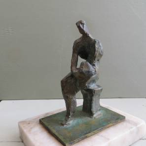 A Bronze Figurative Sculpture by Bill Bailey - `Resting Dancer`. c. 1930 